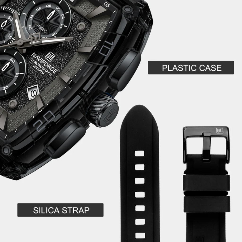 NAVIFORCE NF6101 Men’s Luxury Chronograph Watch – Sport Edition