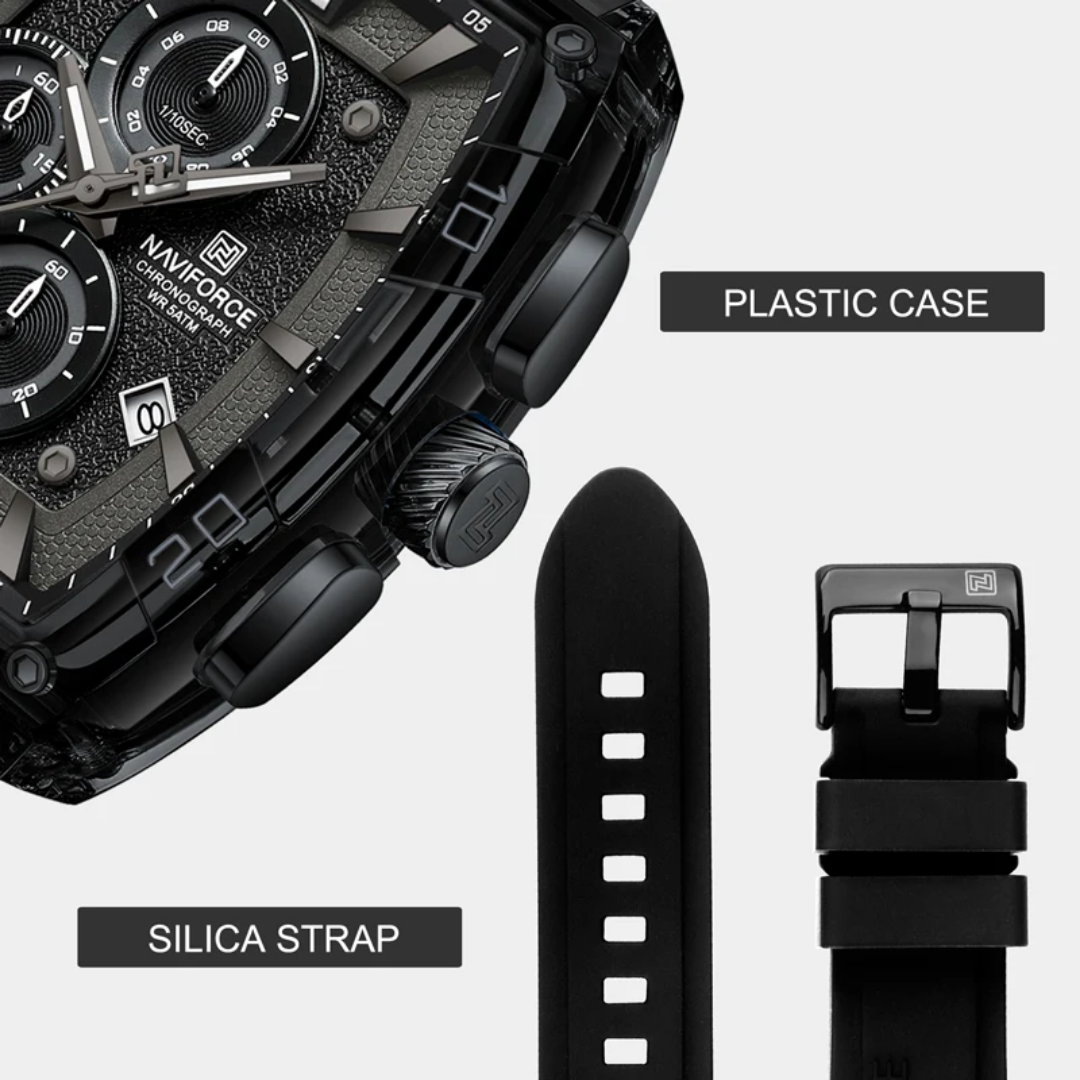 NAVIFORCE NF6101 Men’s Luxury Chronograph Watch – Sport Edition