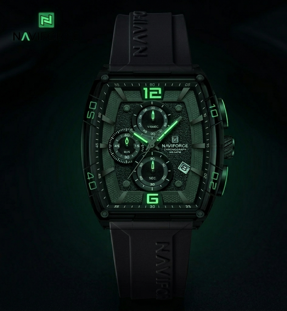 NAVIFORCE NF6101 Men’s Luxury Chronograph Watch – Sport Edition